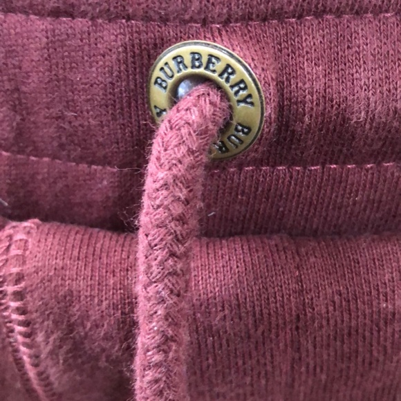 Burberry Brit Sweat Pants, Burgundy Size M - Picture 8 of 15